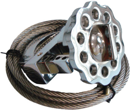 Metallic Multipurpose Cable Lockout – 2 Meters Stainless Steel Cable